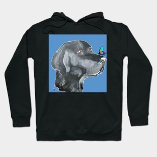 English Black Lab Hoodie